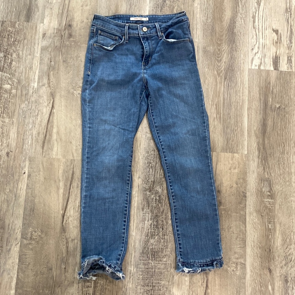 Levi Strauss & Co Mid Rise Skinny Jeans